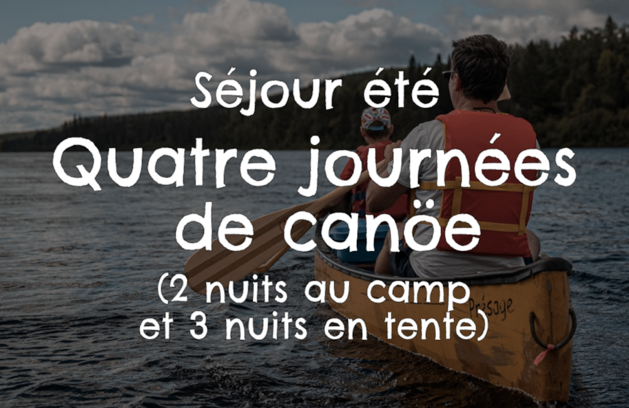 Raid été<br> 4 jours de canöe